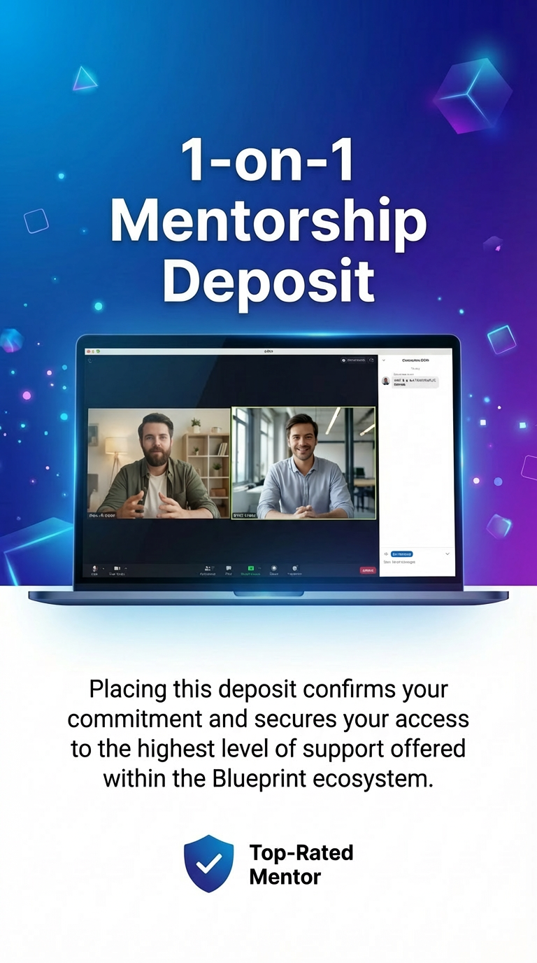 1-on-1 Mentorship Deposit