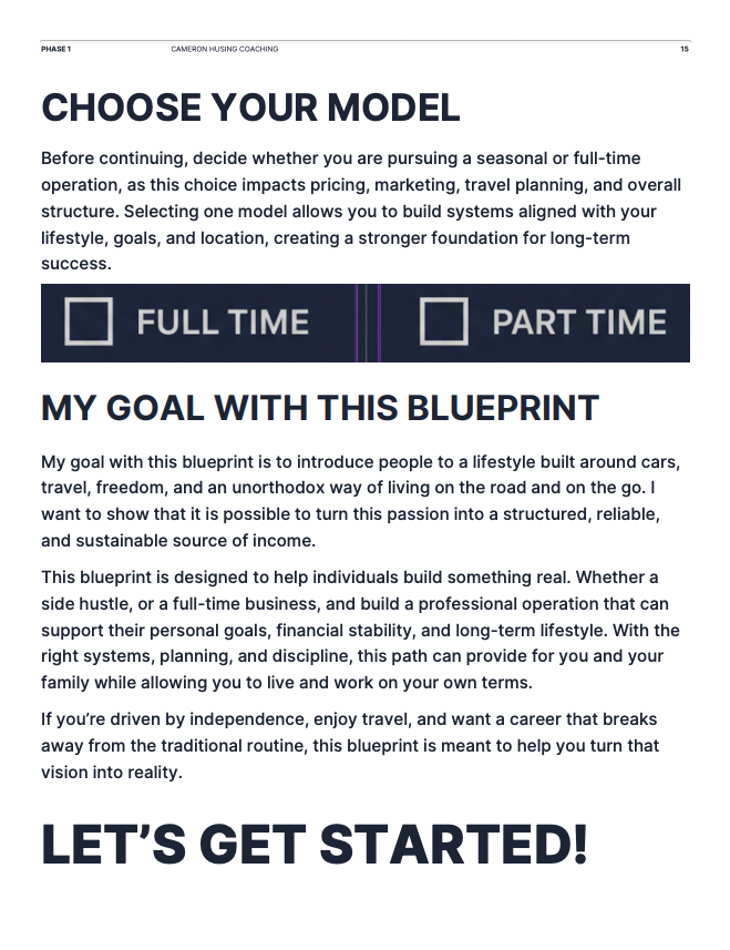 Private Auto Transport Business Blueprint